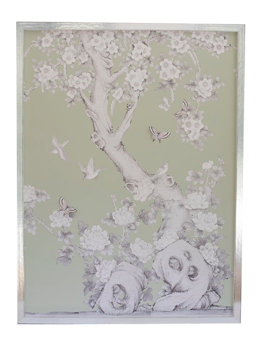 Chinoiserie Collage: Pale Green