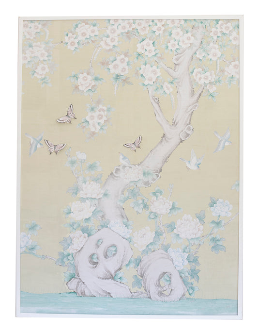 Chinoiserie Collage: Pale Yellow