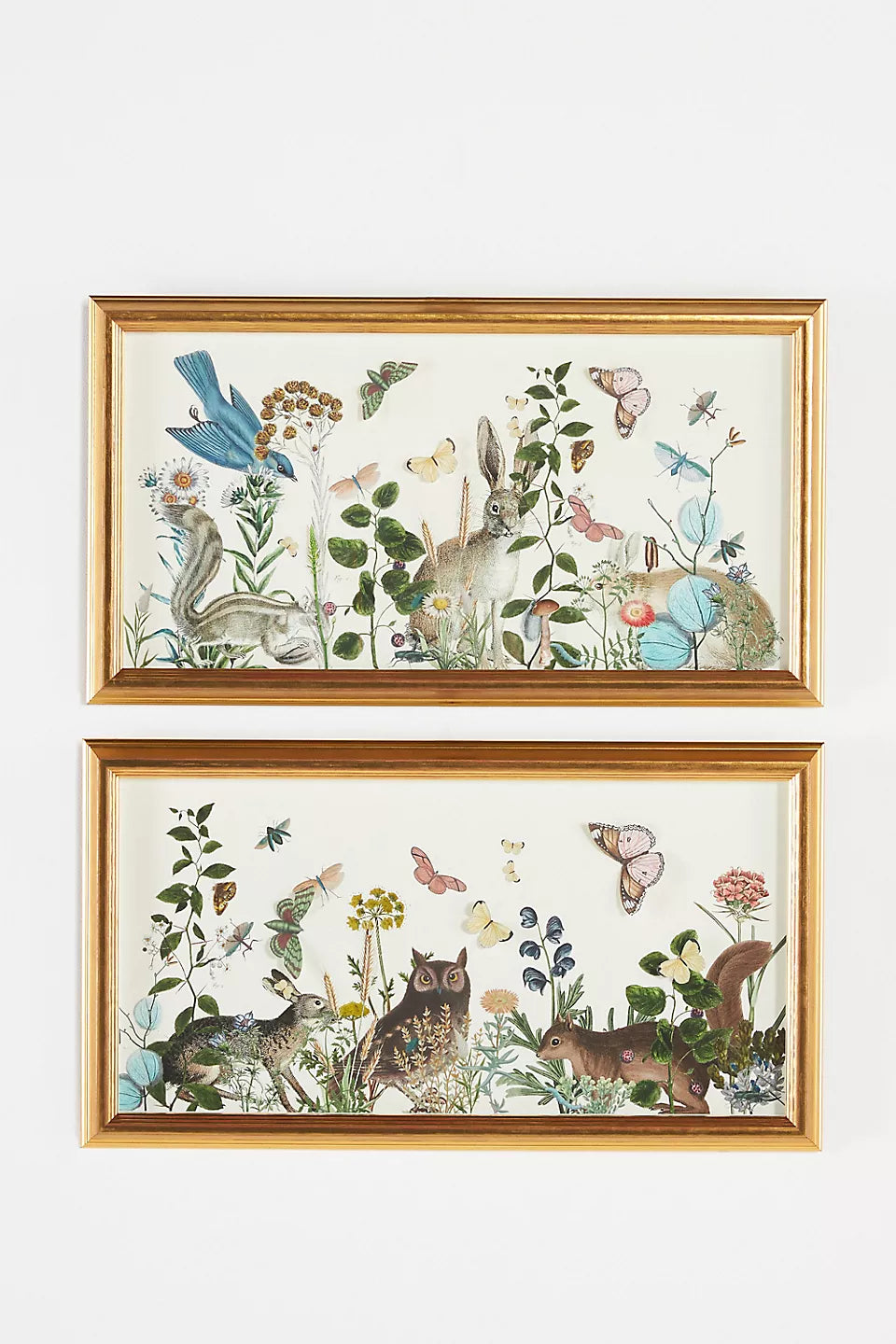 Hidden in the Garden Diptych Wall Art