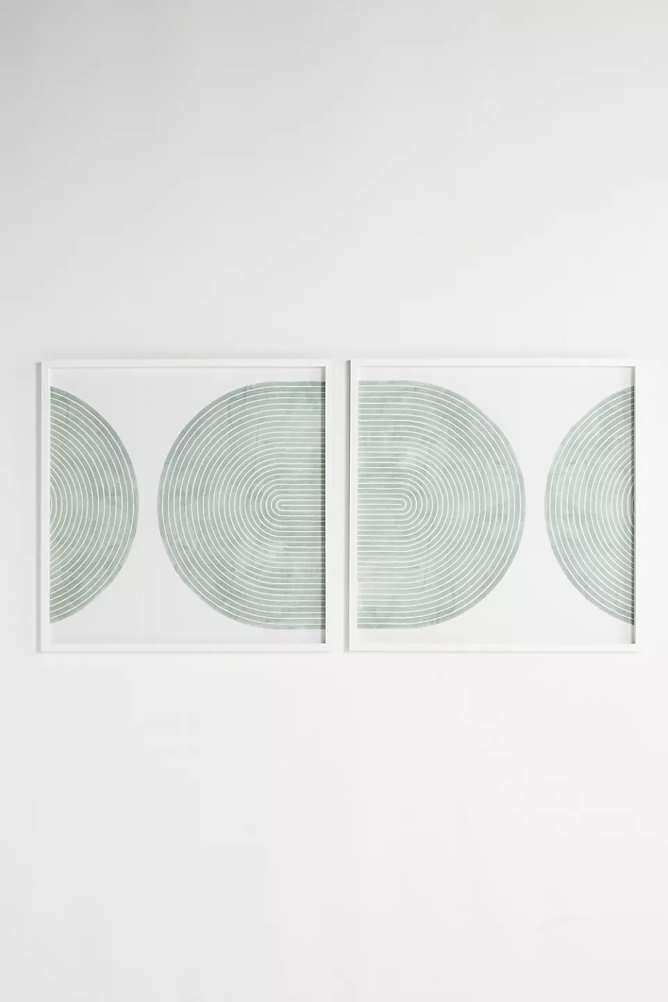 Concentric Deco Diptych Wall Art