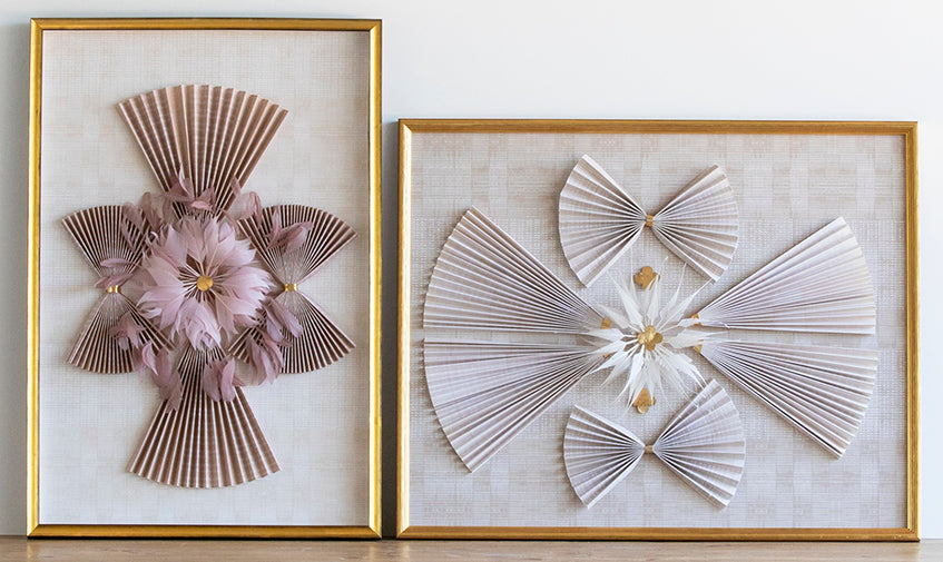 Deco Blush Pleats