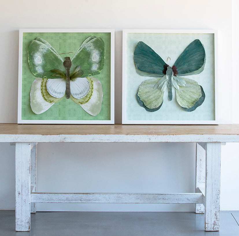 Dimensional Butterfly: Sage Green