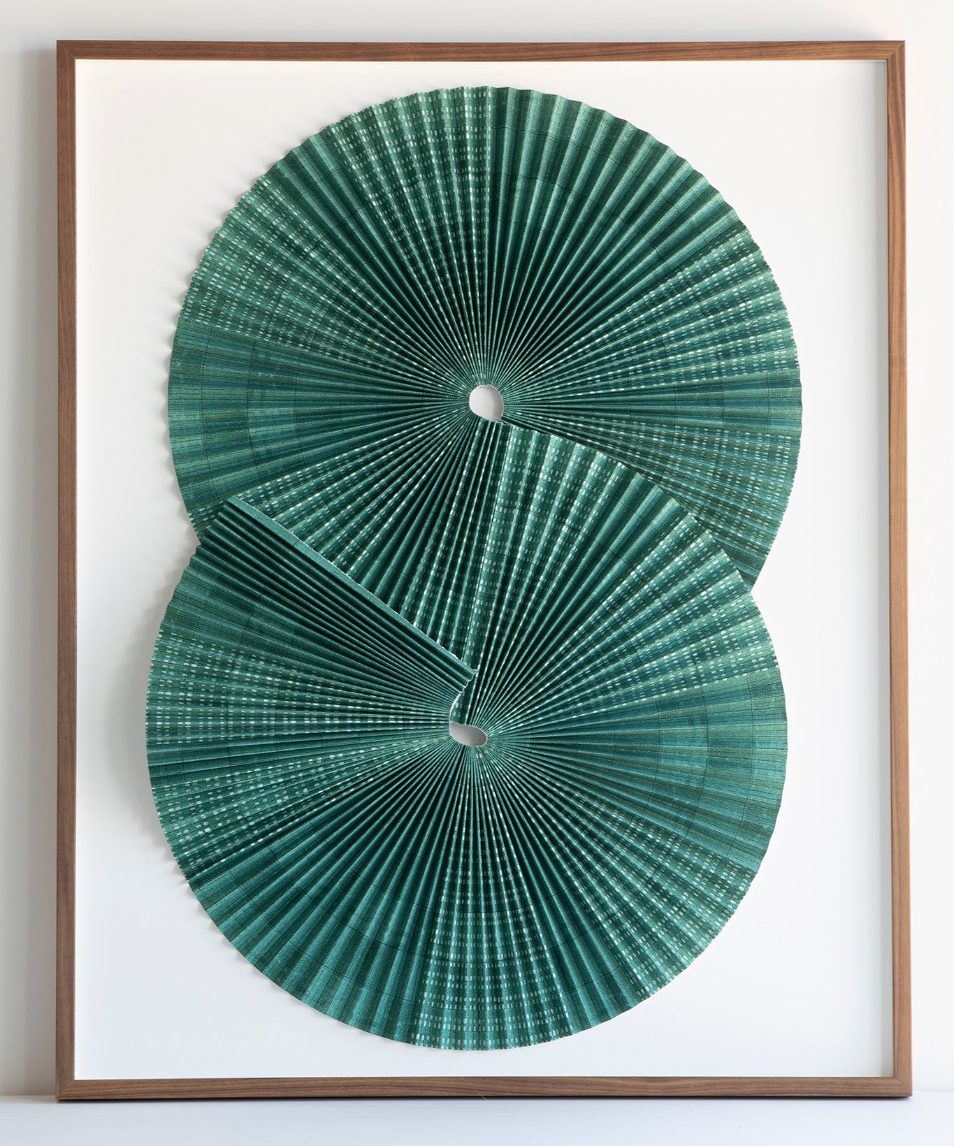 1 Abstract Forest Pleats with designer discount