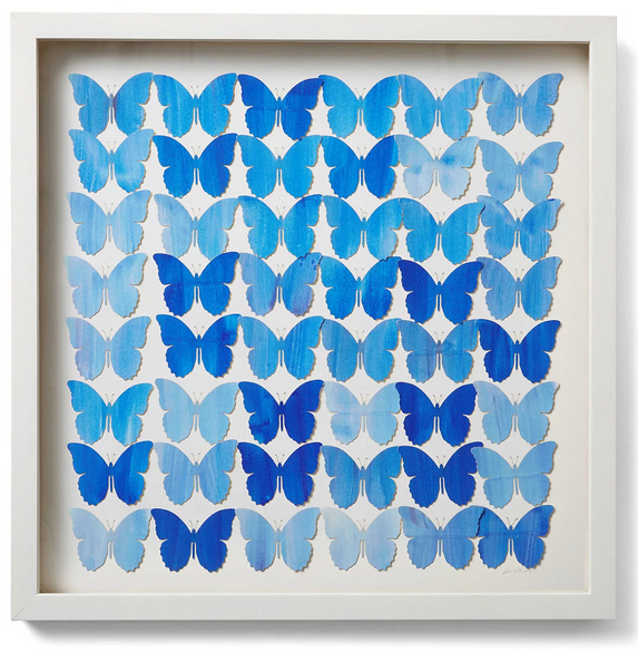 Indigo Butterfly Collage