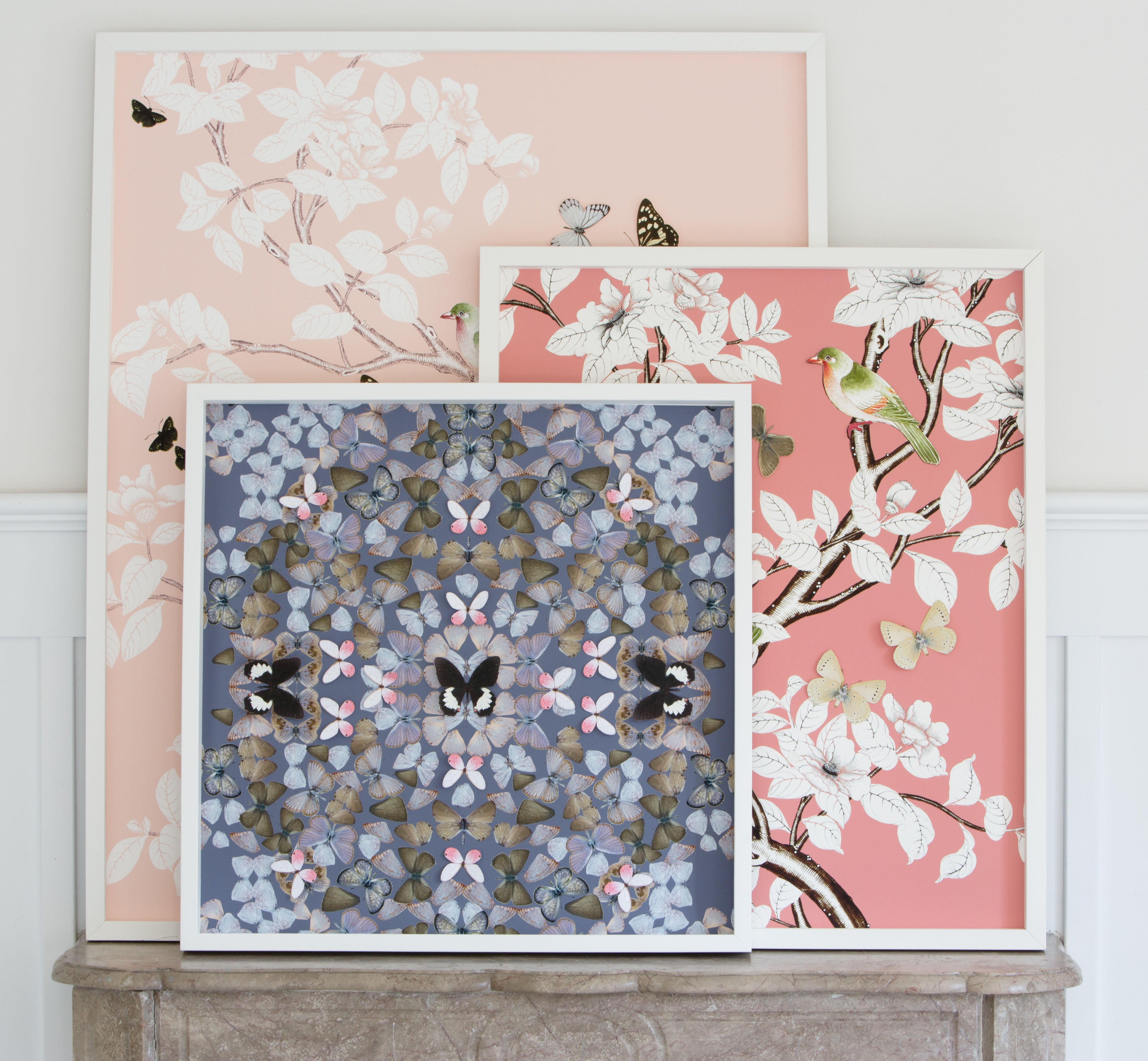 Chinoiserie Collage: Pink