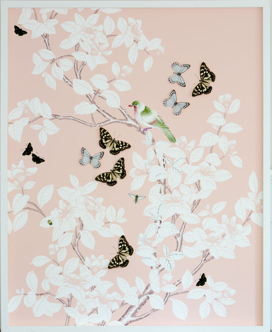 Chinoiserie Collage: Pink