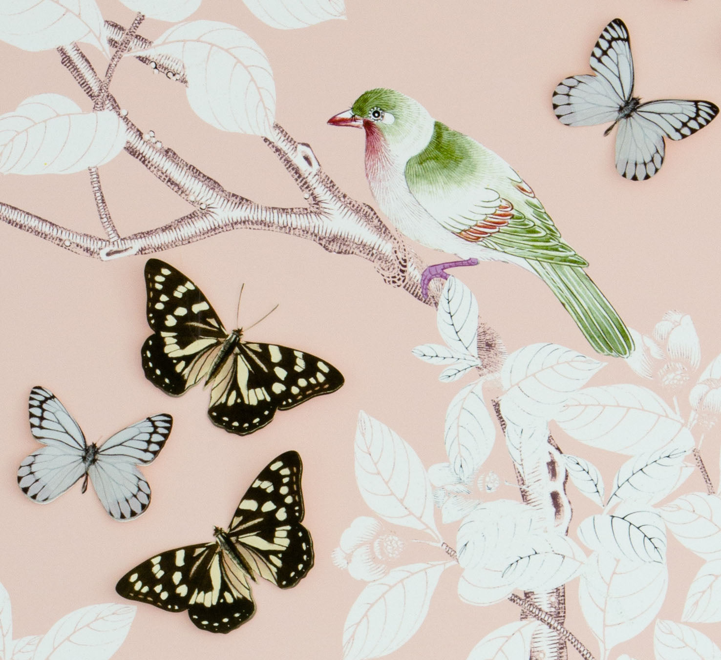 Chinoiserie Collage: Pink