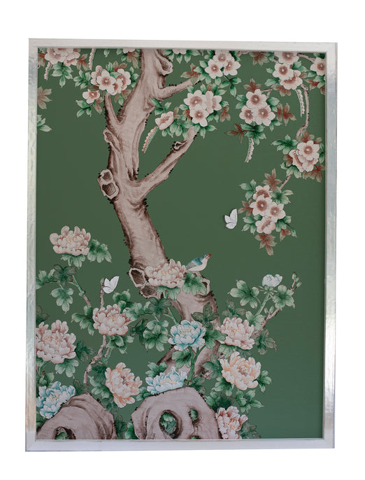 Chinoiserie Collage: Green