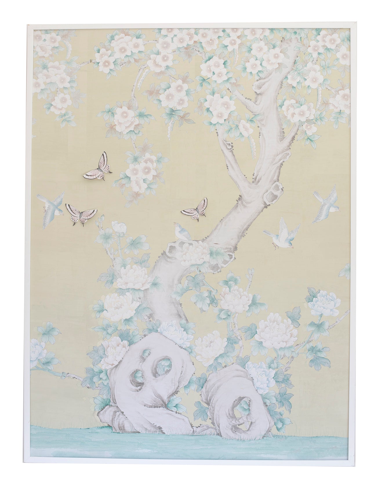 Chinoiserie Collage: Pale Yellow