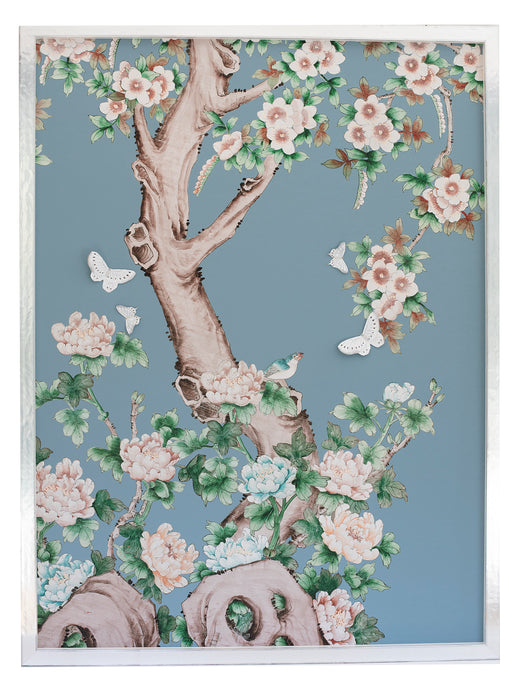 Chinoiserie Collage: Blue