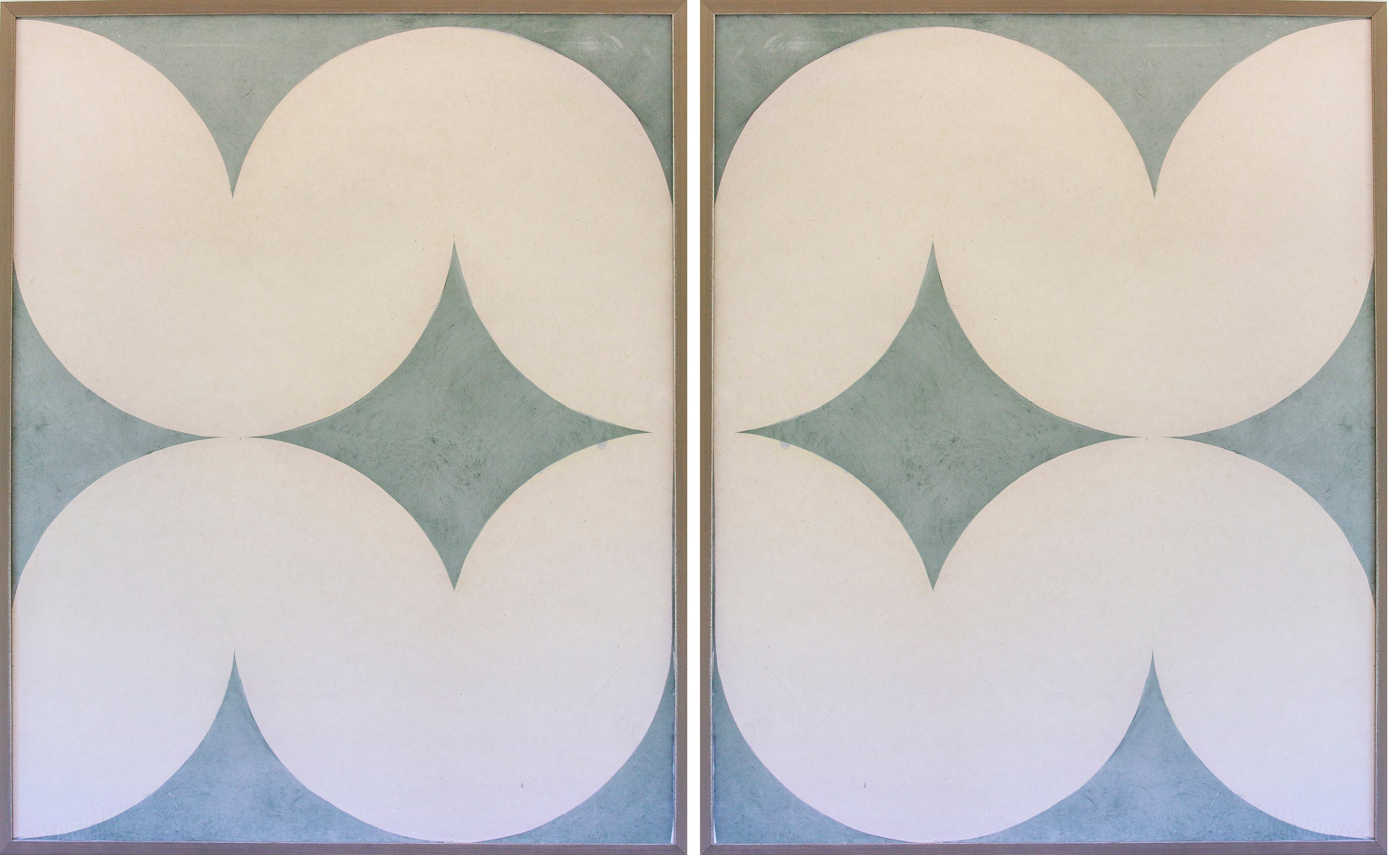 2 blue Abstract Panels (large)